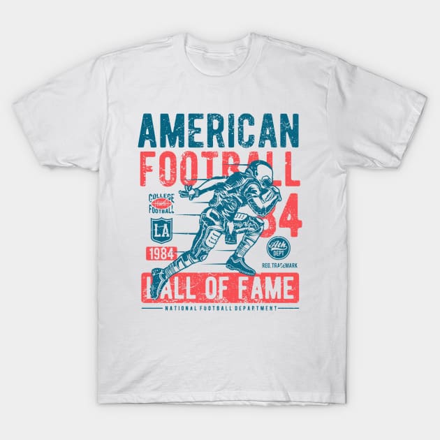 American Football: Hall of Fame T-Shirt by Jarecrow 